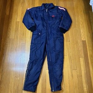 Vintage St. Moritz Blue Ski Suit Youth Size 12